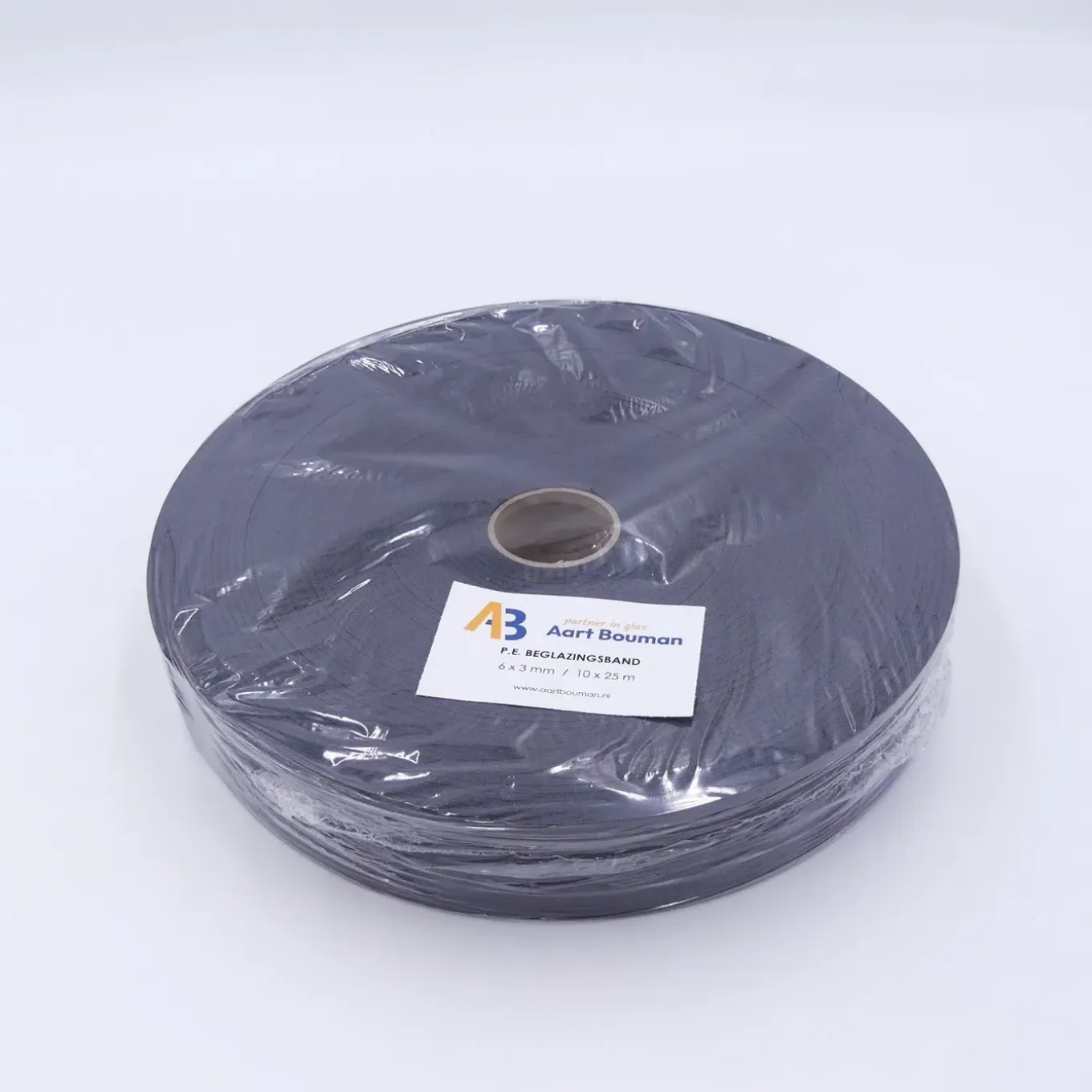 Aart Bouman Glasband 6 x 3mm antraciet - pak 250m