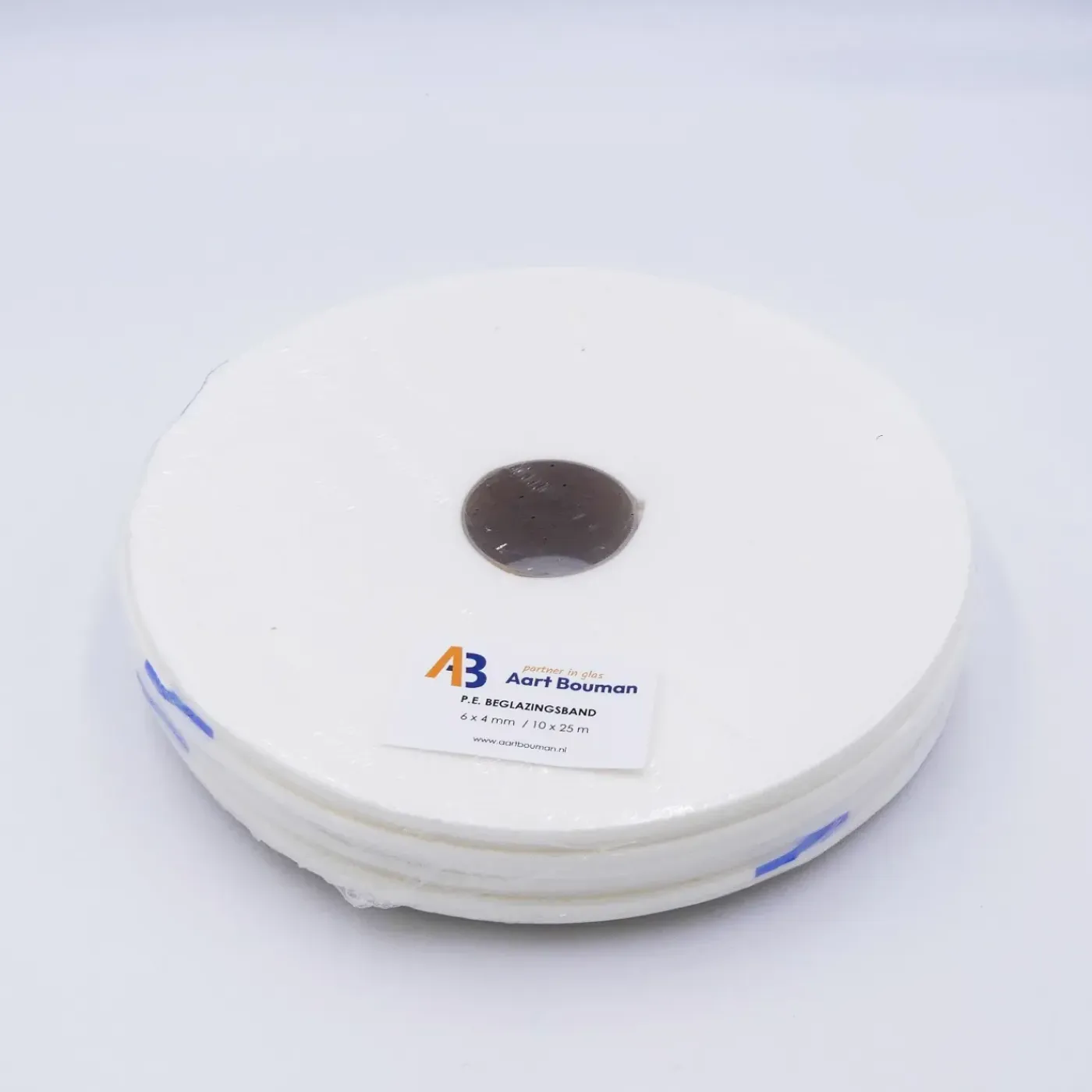 Aart Bouman Glasband 6 x 4mm wit - pak 250m