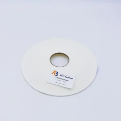 Aart Bouman Glasband 6 x 3mm wit - rol 25m