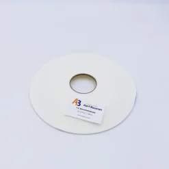 Aart Bouman Glasband 6 x 3mm wit - rol 25m
