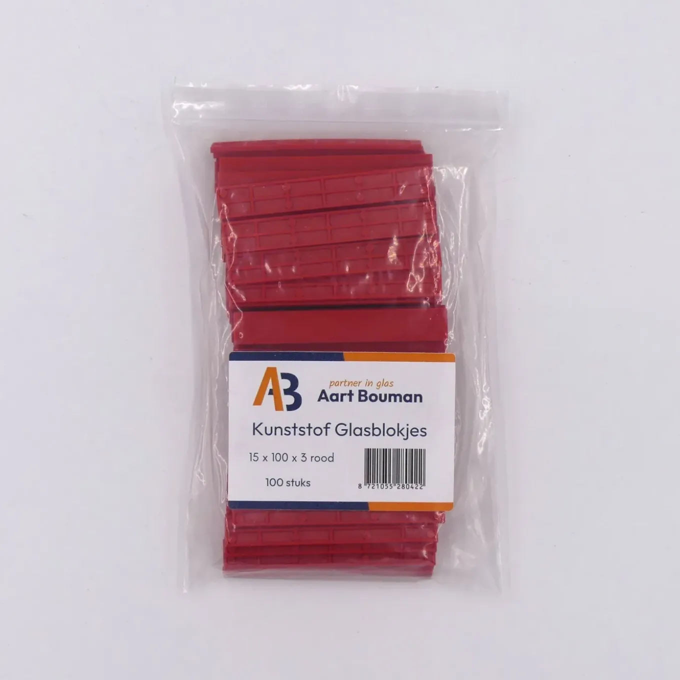 Aart Bouman Glasblokjes 15x3 Mm 100 Stuks