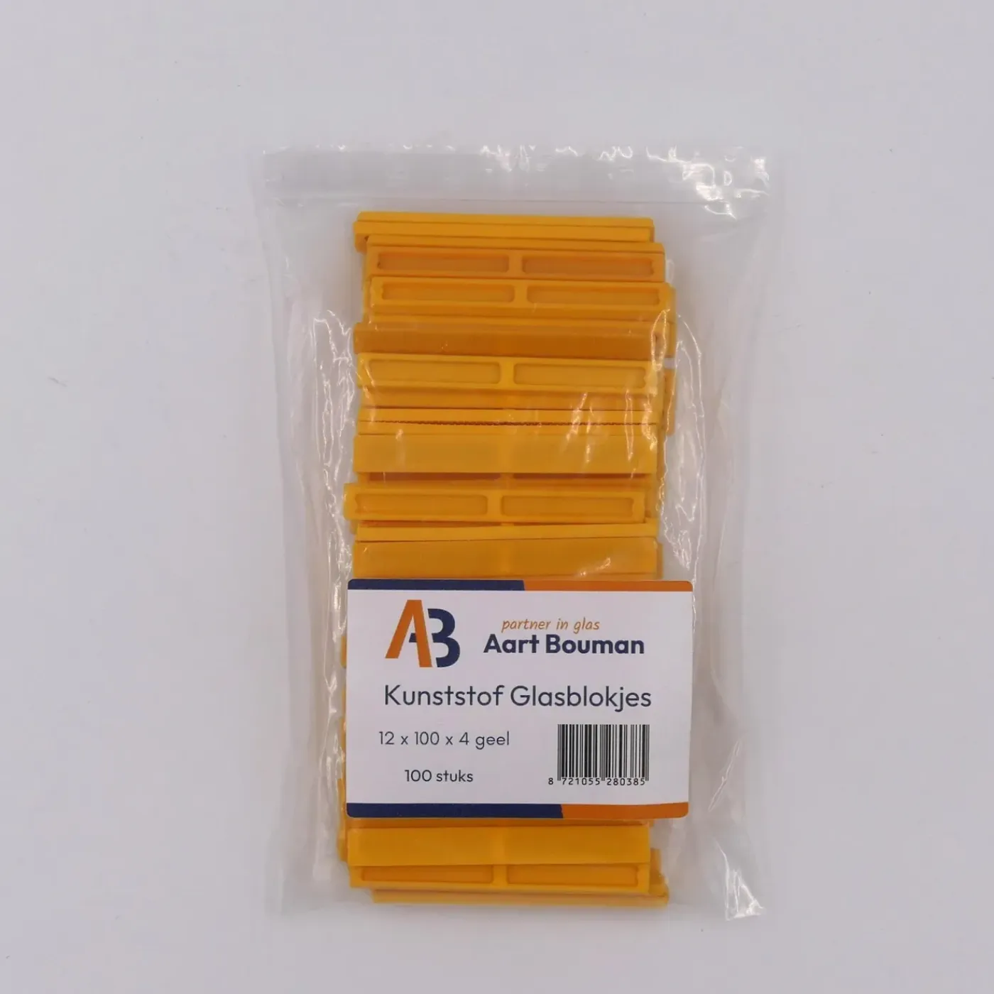 Aart Bouman Glasblokjes 12x4 Mm 100 Stuks