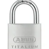 Abus Hangslot met sleutel Titalium TKTI25/50 - Aluminium voor poort - Behuizing 50mm