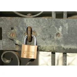 Abus Hangslot met sleutel TKB5/60mm - Massief messing voor buiten, hoge veiligheid - Behuizing 60mm