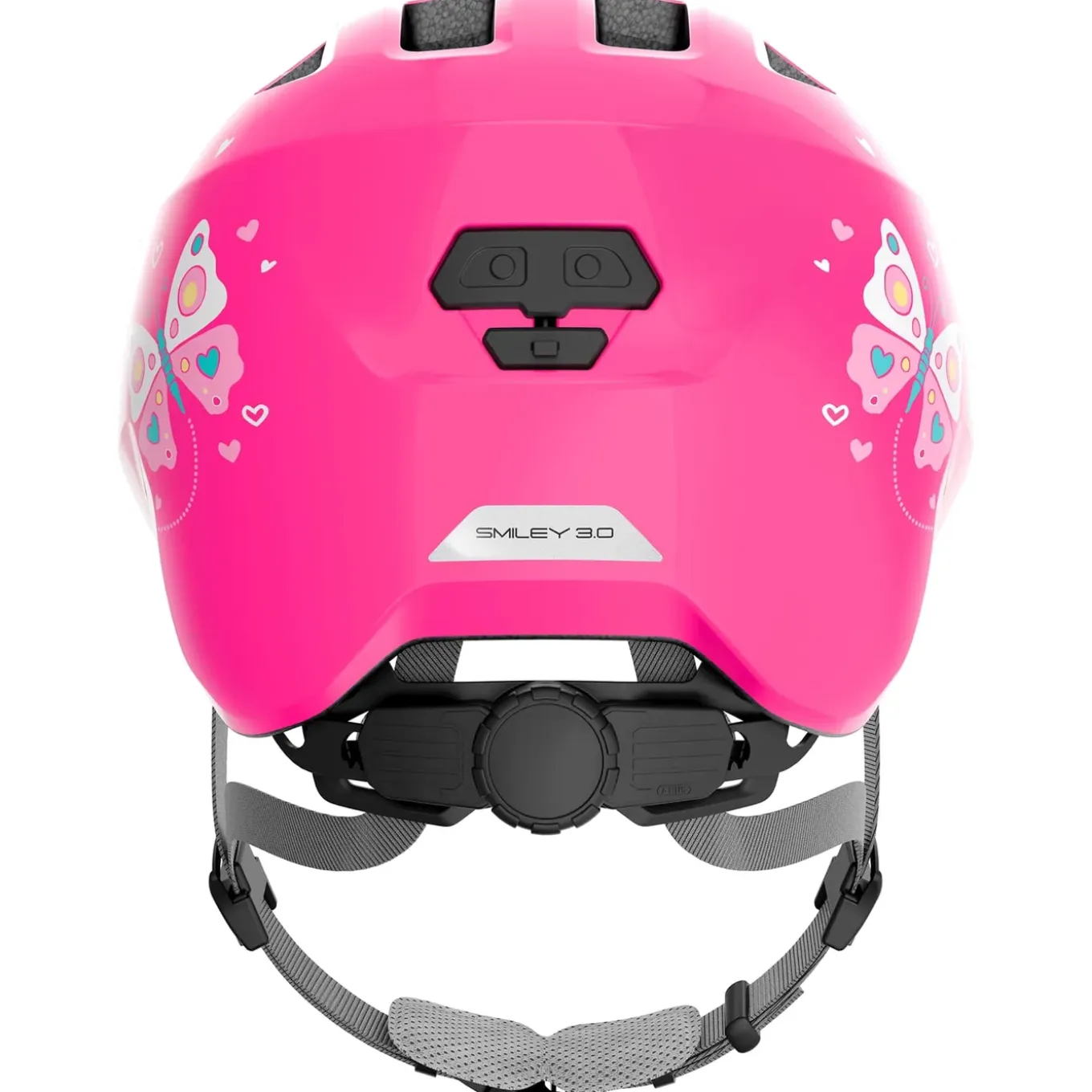 Abus Helm Kind Smiley 3.0 rose butterfly S (45-50cm)
