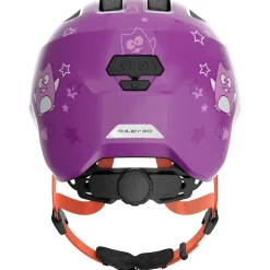 Kinderen Abus Helm Smiley 3.0 purple star M 50-55cm