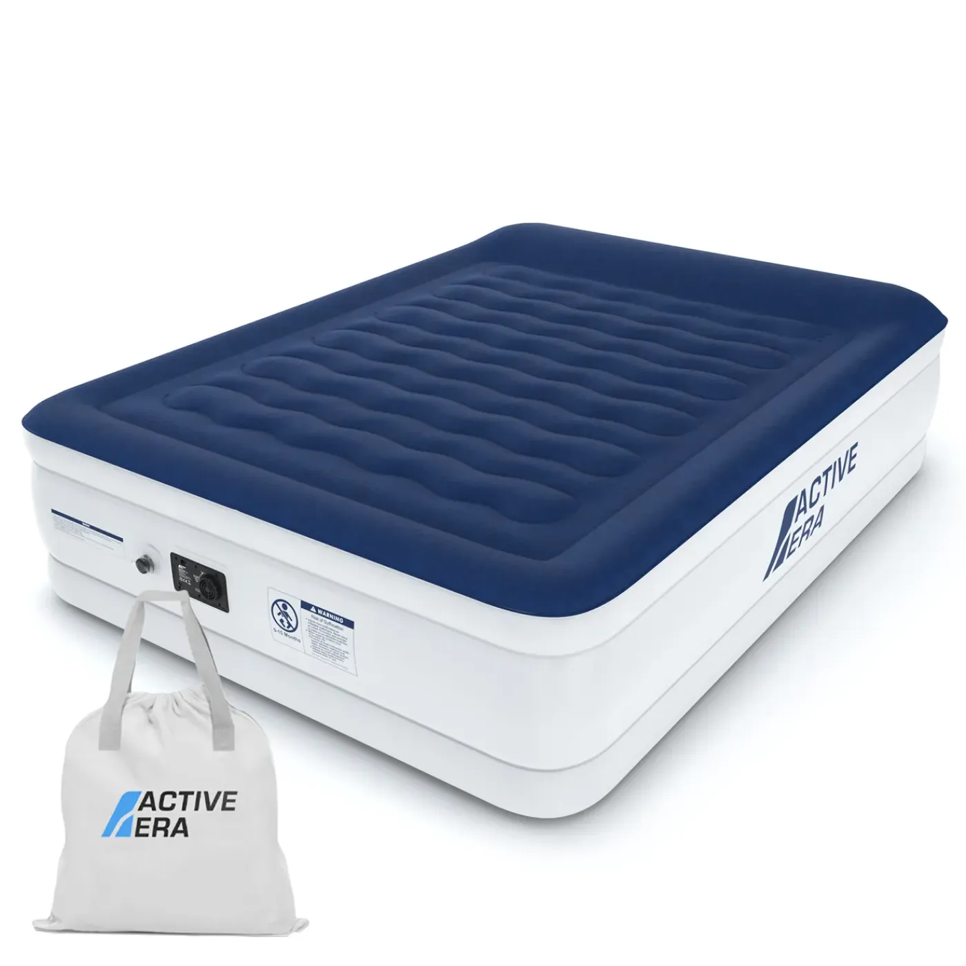 Active Era Luxe King Size Luchtbed - Navy Wit