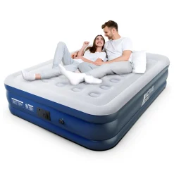 Active Era Premium Queen Size Luchtbed - Grijs Navy