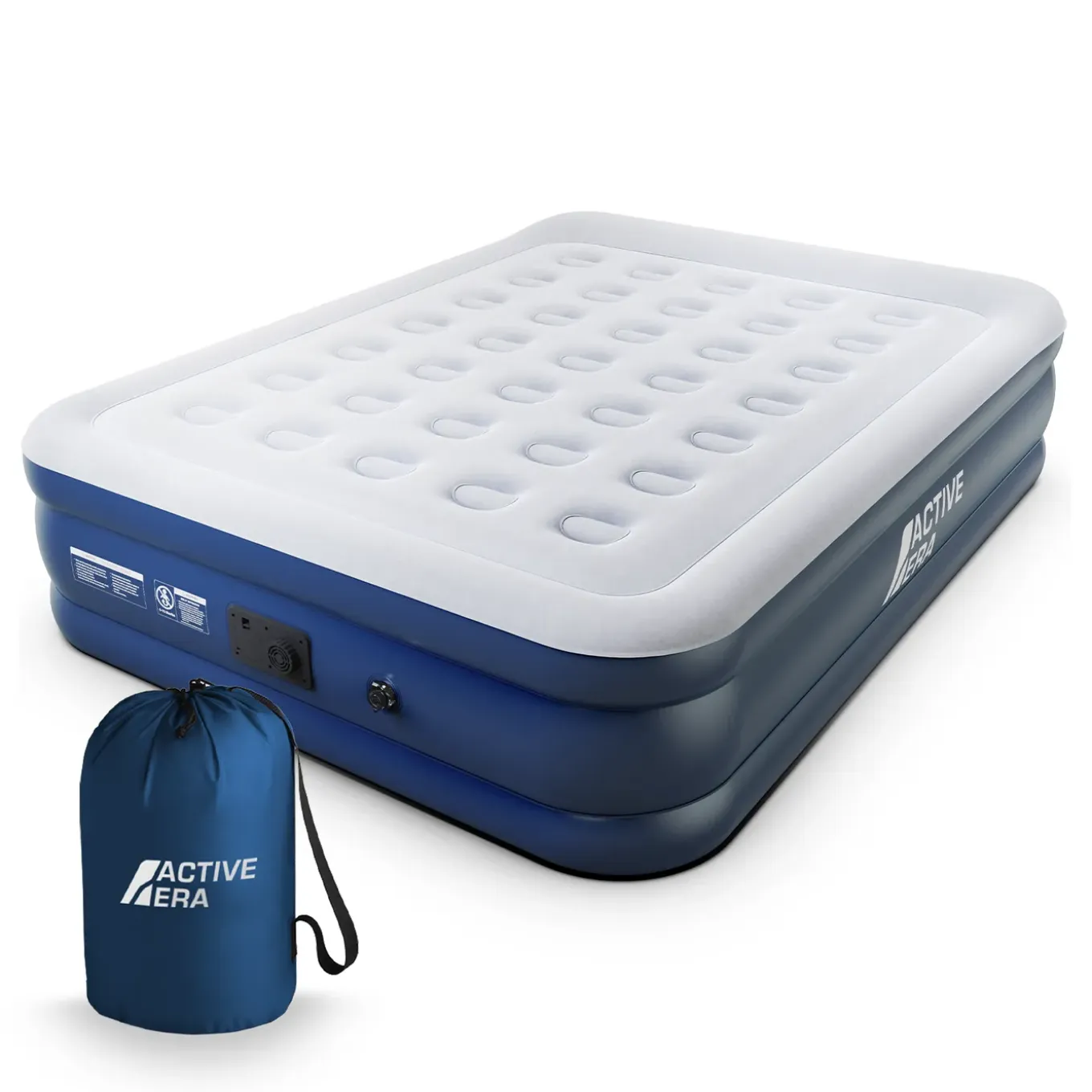 Active Era Premium Queen Size Luchtbed - Grijs Navy