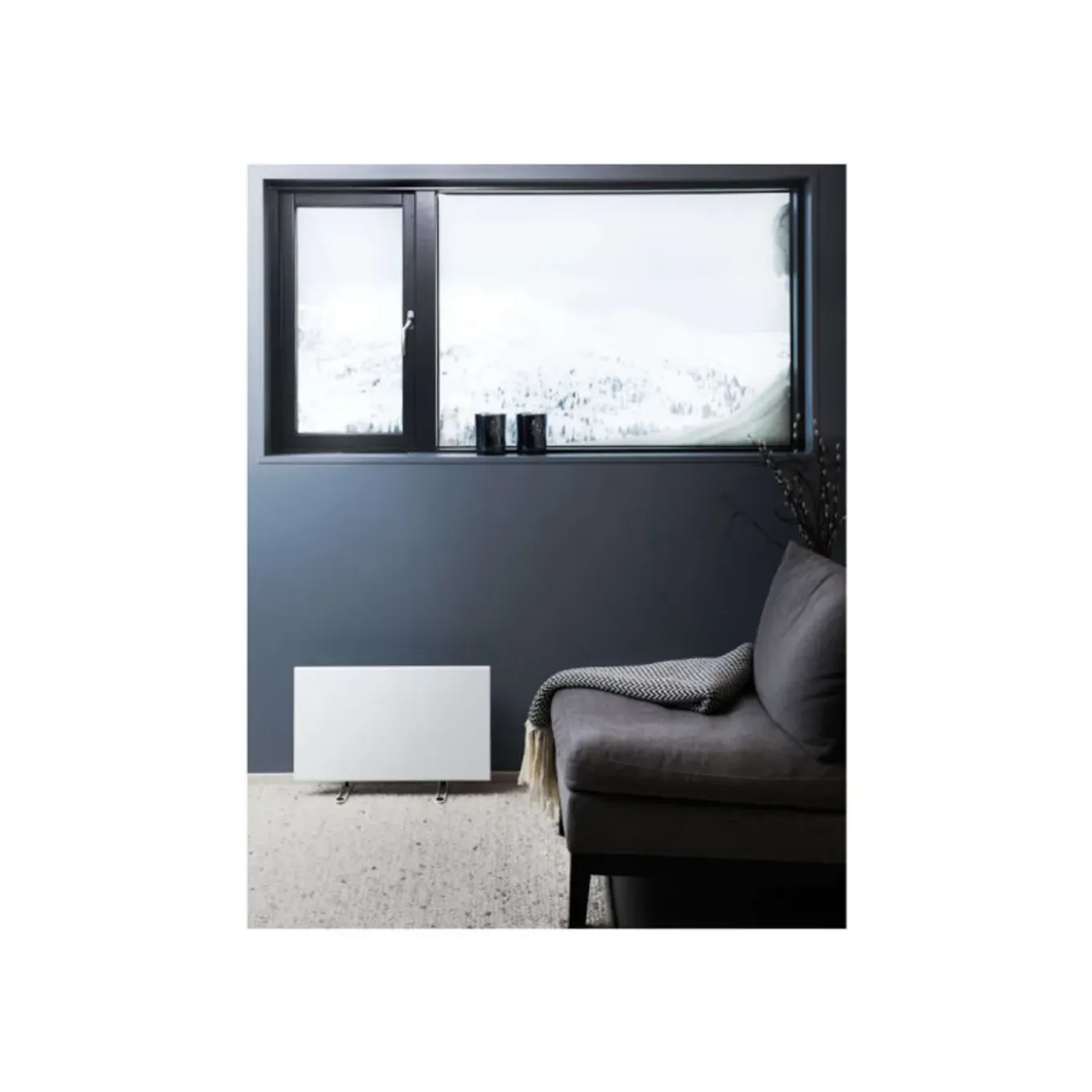 Adax Elektrische Radiator - Wit - 800 W - Eco 08 Kbt