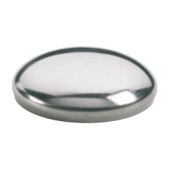 Overig Afdekkap Voor As - Vernikkeld Staal - diam. 12mm - 2 stuks