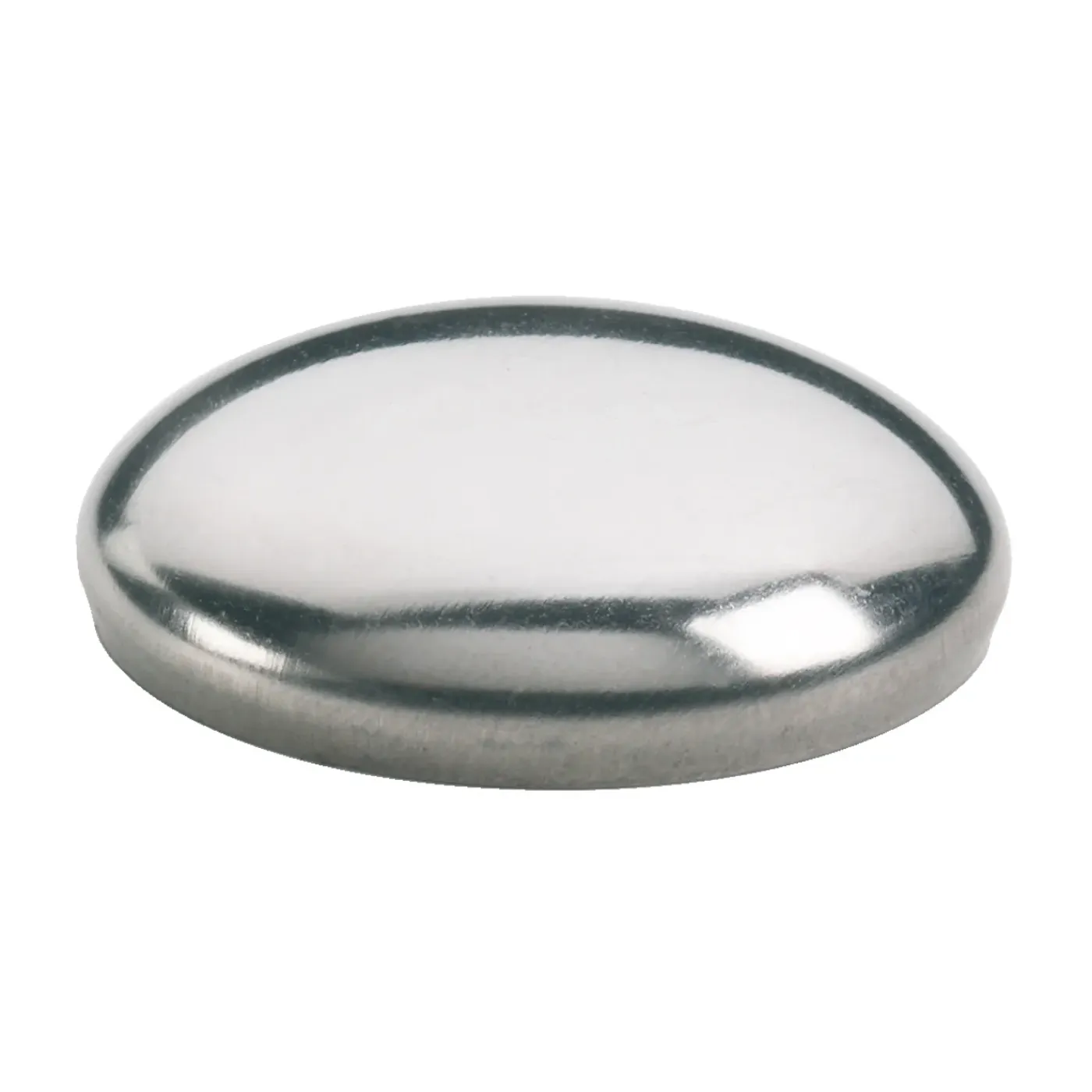 Overig Afdekkap Voor As - Vernikkeld Staal - diam. 12mm - 2 stuks