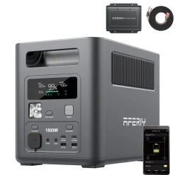 AFERIY - Draagbaar Elektriciteitsstation - P180 - 1800w 3600w Piekvermogen - 1024wh