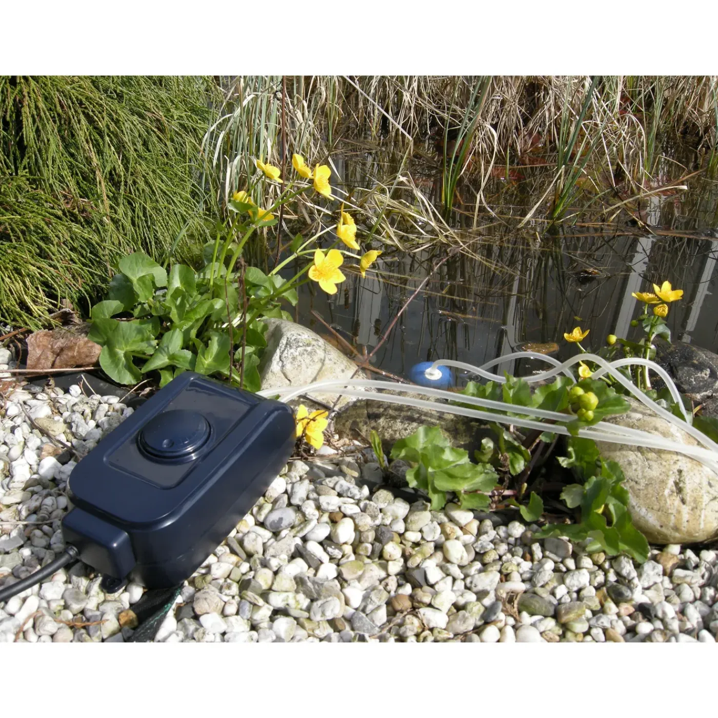 Ubbink AIR 200 OUTDOOR beluchtingspomp + accessoires inbegrepen