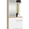 Akord Halmeubel Entro Eiken Sonoma/wit 95x35x183