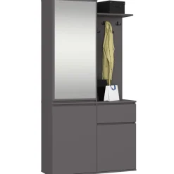 Akord Halmeubel Entro Grijs Graphite 95x35x183