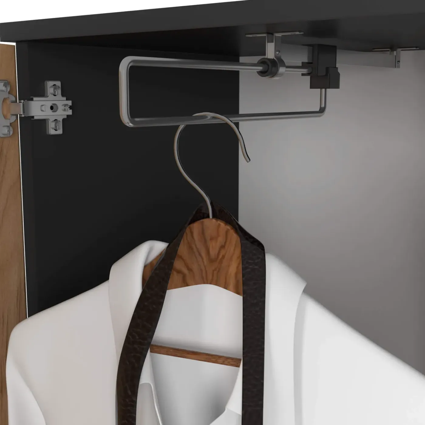 Akord Halmeubel Entro Noten/zwart Craft 95x35x183