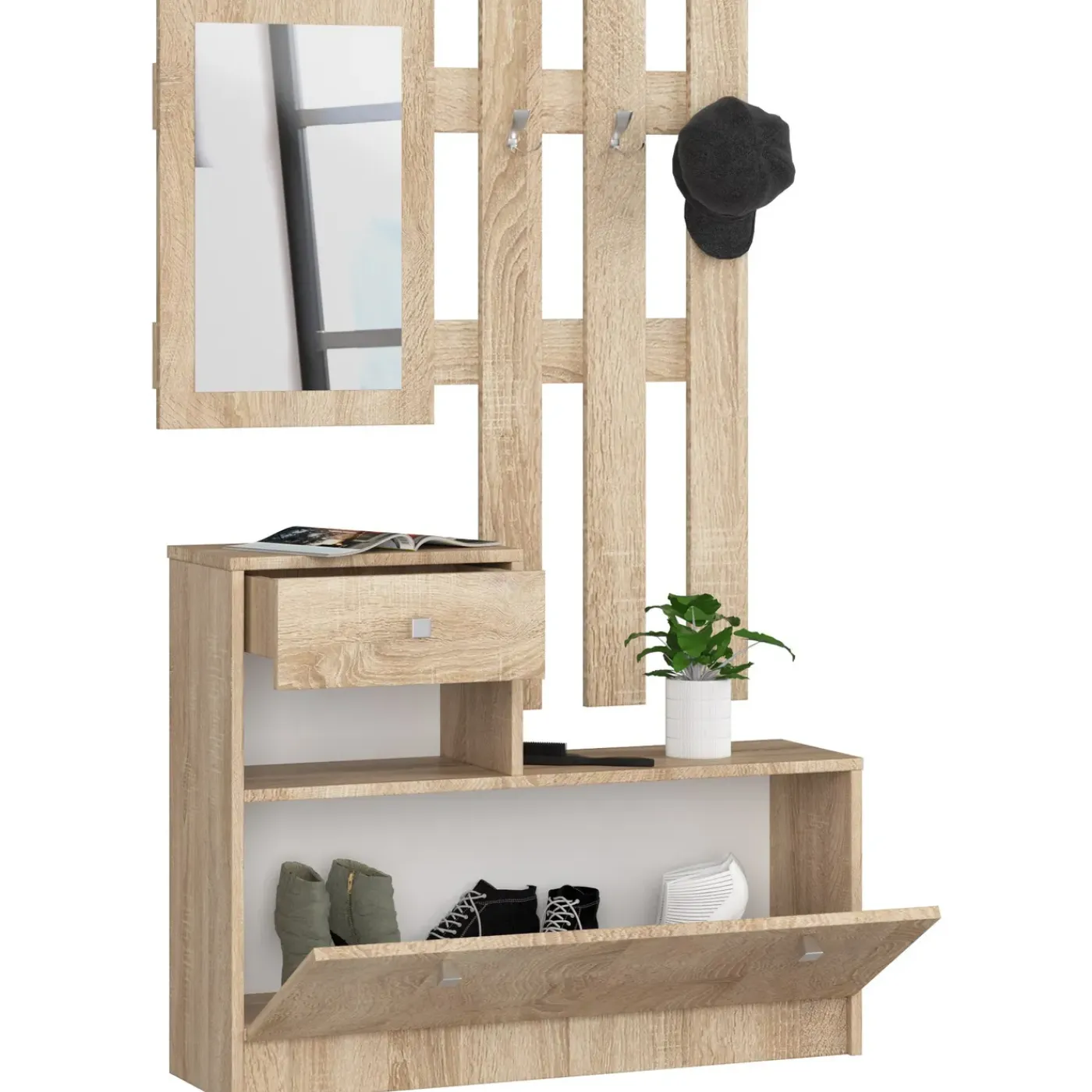 Akord Halmeubel Set Eiken Sonoma 90x25x170