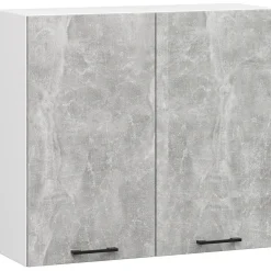 Akord-kast Oliwia-wit/beton-80x30x72