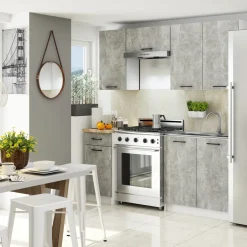 Akord-kast Oliwia-wit/beton-80x30x72