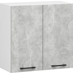 Akord -keukenkast Oliwia-wit/beton-60x30x58