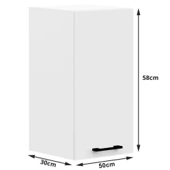 Akord -keukenkast Oliwia-wit-50x30x58