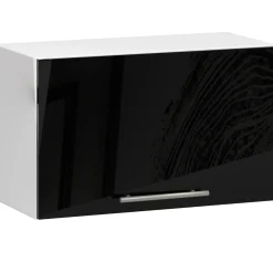 Akord -onderkast Keuken Oliwia-wit/zwart Glans-60x30x29