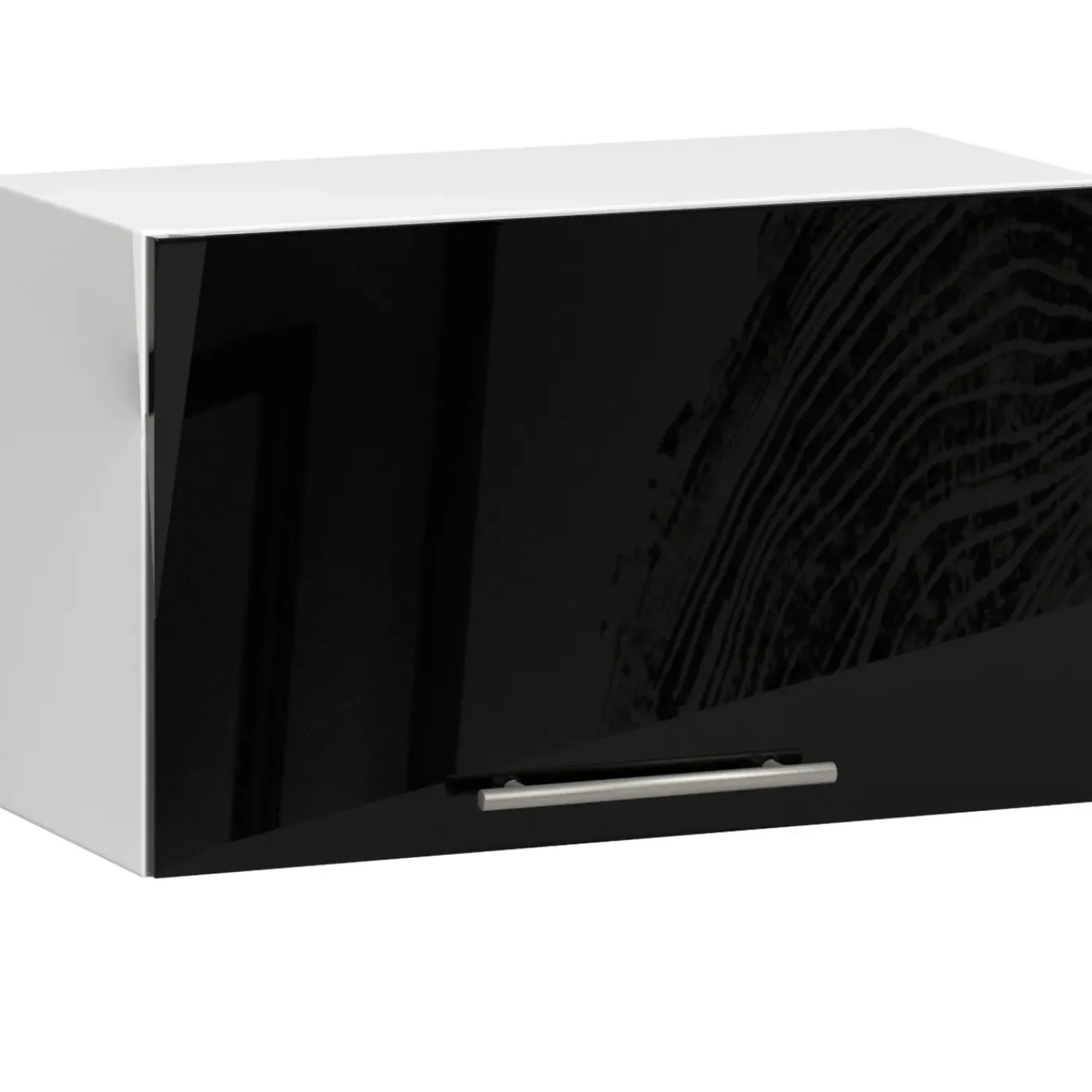 Akord -onderkast Keuken Oliwia-wit/zwart Glans-60x30x29