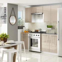 Akord -onderkast Keuken Oliwia-wit/cappuccino Glans-60x30x29