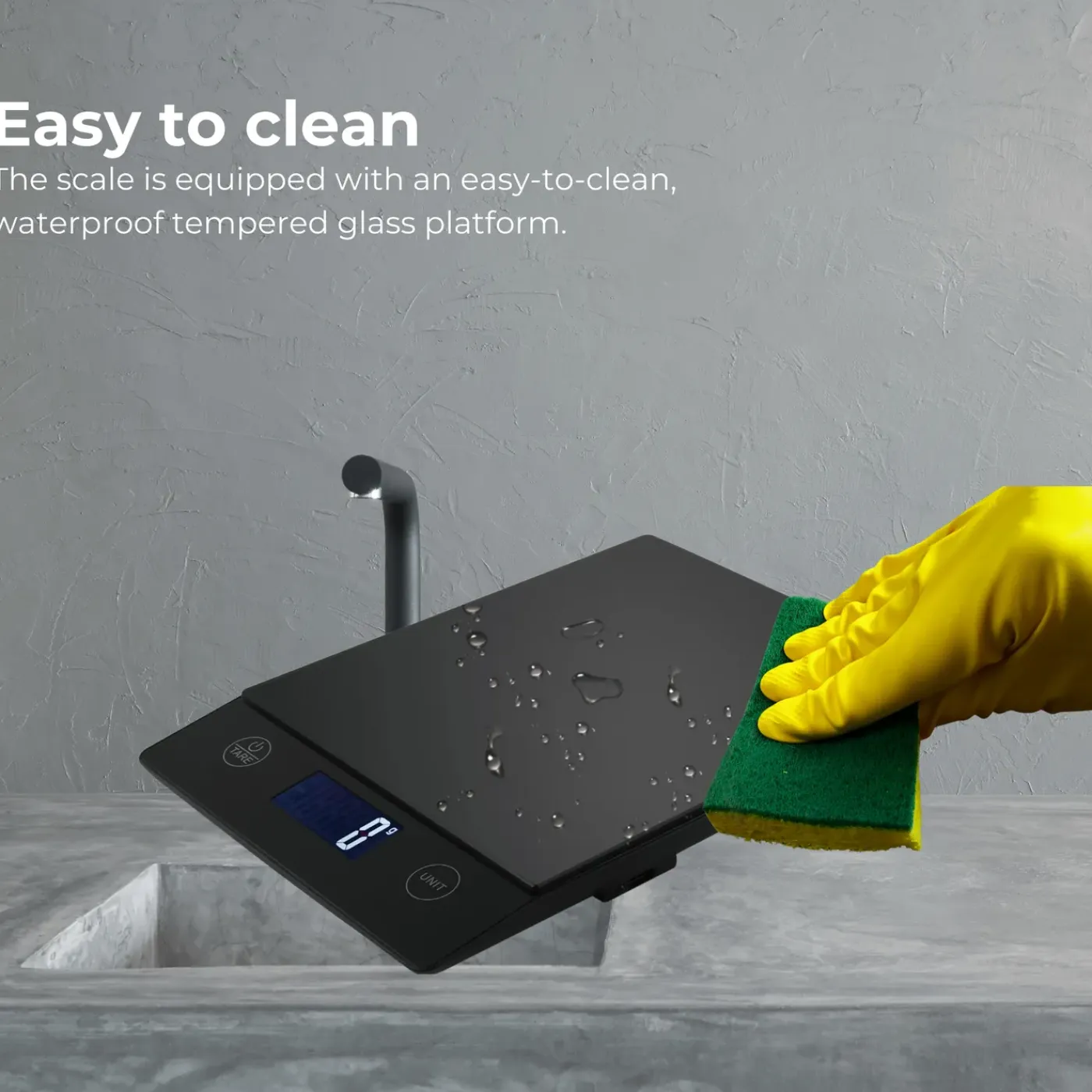 AKSA Home ® Digitale Keukenweegschaal - USB Oplaadbaar - 1gr tot 15kg – Tarra Functie