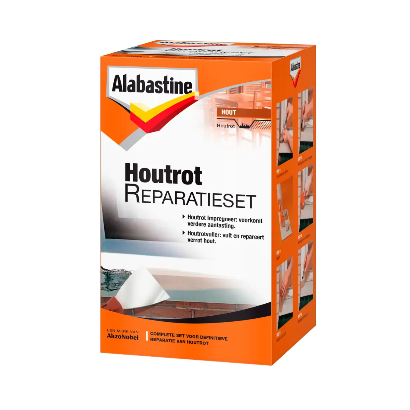 Alabastine houtrot reparatieset 500gr