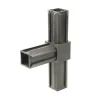 Alberts Buisverbinder T-stuk - XD - Polyamide - Zwart - 20x20x1.5mm