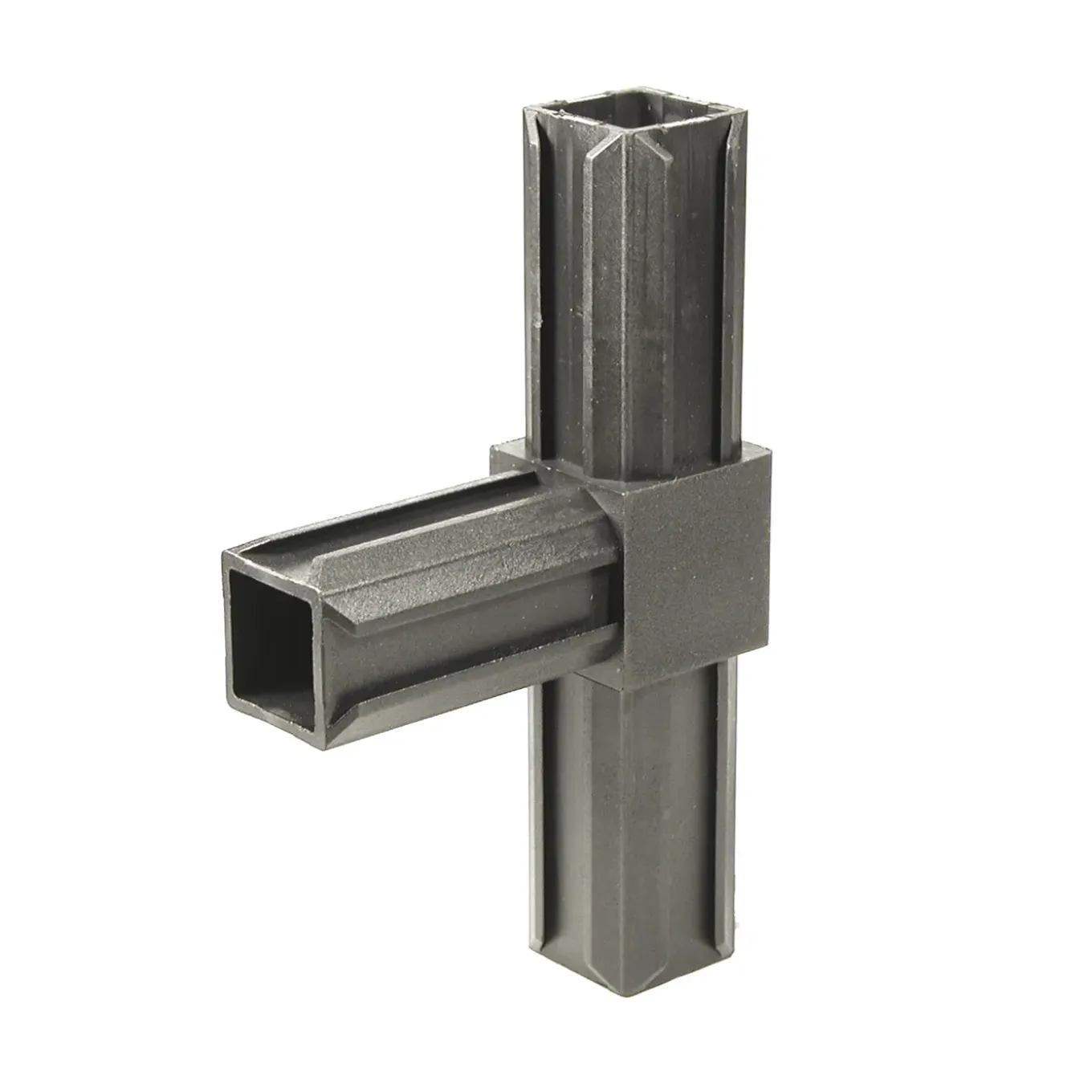 Alberts Buisverbinder T-stuk - XD - Polyamide - Zwart - 20x20x1.5mm