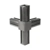 ALBERTS Buisverbinder T-stuk - Xd - T-vorm 90 graden - polyamide - zwart - 20x20mm