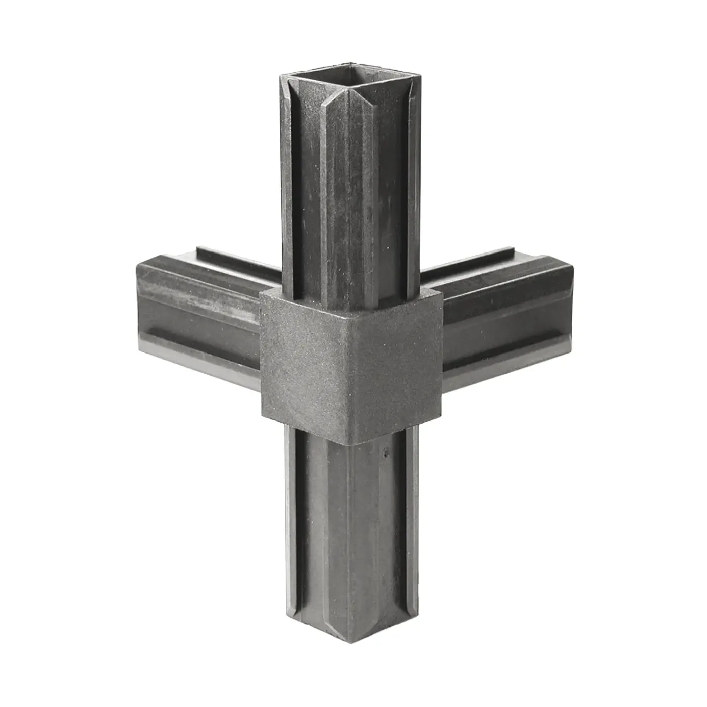 ALBERTS Buisverbinder T-stuk - Xd - T-vorm 90 graden - polyamide - zwart - 20x20mm