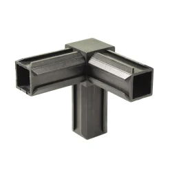 ALBERTS Buisverbinder - XD - 90 Graden - Polyamide - Zwart - 20x20x1,5mm