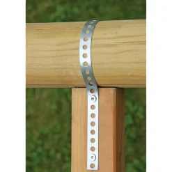 Alberts Gaatjesband - Zwart Geplastificeerd Staal - 12mm x 1,5m
