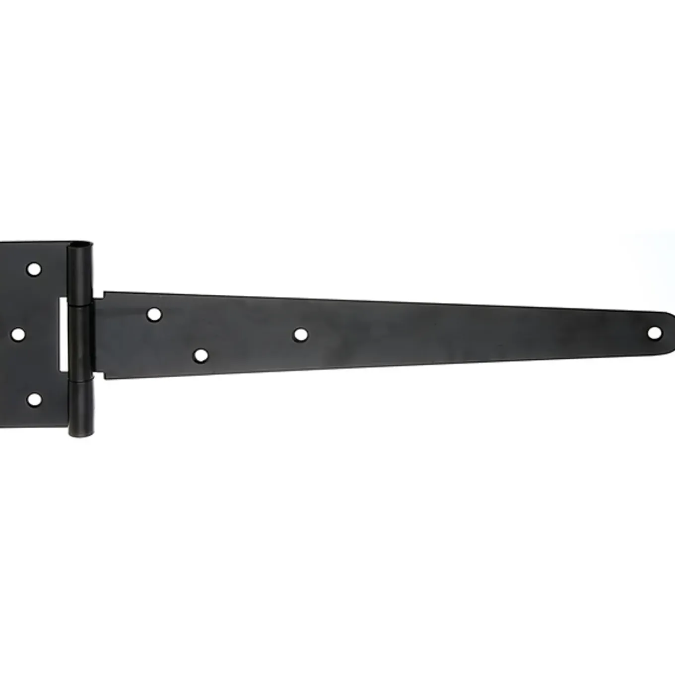 Alberts Gust staartscharnier kataforetisch aangebrachte zwarte dompellak 294/40x90x2,5mm