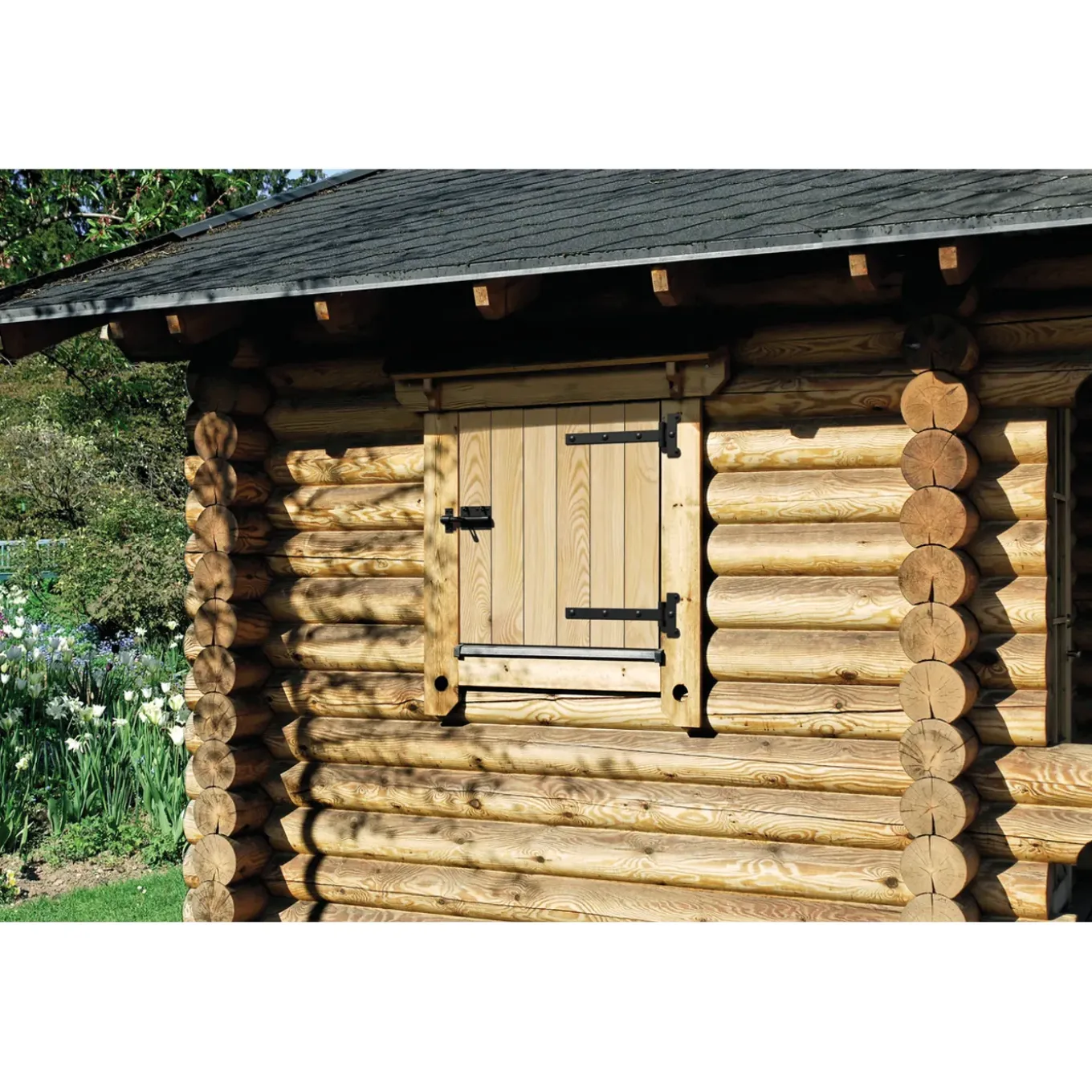 Alberts Gust staartscharnier kataforetisch aangebrachte zwarte dompellak 294/40x90x2,5mm