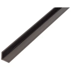 Alberts Hoekprofiel - PVC zwart - 15x15x1,2mm 1m