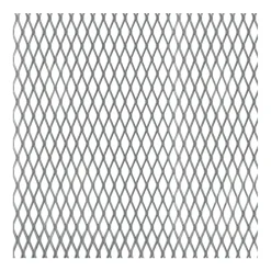 ALBERTS Metaalgaasplaat - Staal - Brut - Uitgevouwen Metaal - 250x500x1,2mm