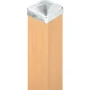 Alberts paalkap voor houten palen 70x70mm gegalvaniseerd