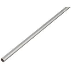 ALBERTS ronde buis aluminium zilverkleurig geëloxeerd oppervlak 10x1mm 2m
