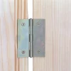 ALBERTS scharnier verzonken schroefgaten rolbaar + vastgeklonken RVS pen 80x80x1,25mm