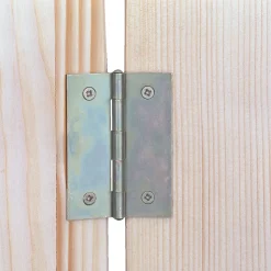 ALBERTS scharnier verzonken schroefgaten rolbaar + vastgeklonken RVS pen 80x80x1,25mm