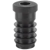 Alberts schroefdraaddop voor vierkante buis 20x20mm D25 M9 zwart 4st.