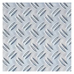 Alberts Structuurplaat - Aluminium - Natuur - Ribbel-reliëf - 600x1000x1,5mm