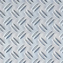 ALBERTS Structuurplaat - Aluminium - Natuur - Antislip - 250x500x1,5mm