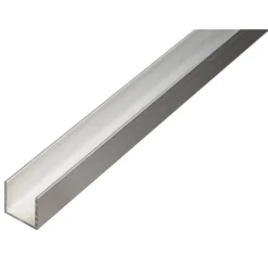 ALBERTS U-profiel - Aluminium - 20x20x1,5mm 1m