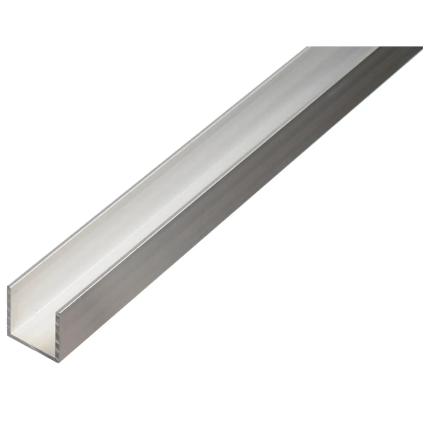 ALBERTS U-profiel - Aluminium - 20x20x1,5mm 1m
